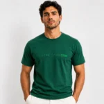 تی‌شرت آستین کوتاه یقه گرد مردانه کراس مدل نخ پنبه سوپر کامپکت